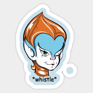 Just Wink and Whistle Sticker